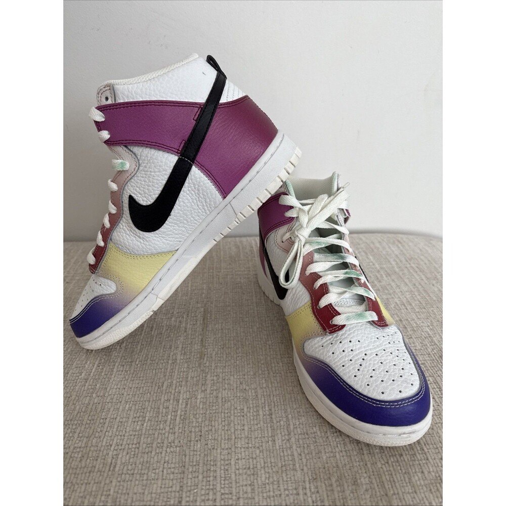 Nike Dunk High SE Women's Athletic Sneaker Multicolor, Size 8 - Picture 6 of 9